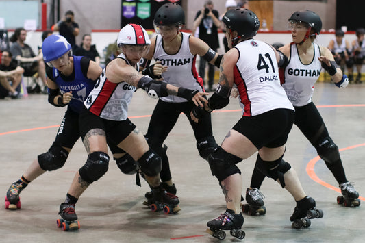Superfit Hero Sponsored Team Gotham Girls Roller Derby on the Body Positive Fitness Finder