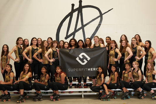 Superfit Hero Sponsored Team Los Anarchists Junior Roller Derby in Sun Valley, CA
