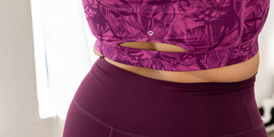 Plus size women wearing Superfit Hero's sets from Valentine's Bundle collection.