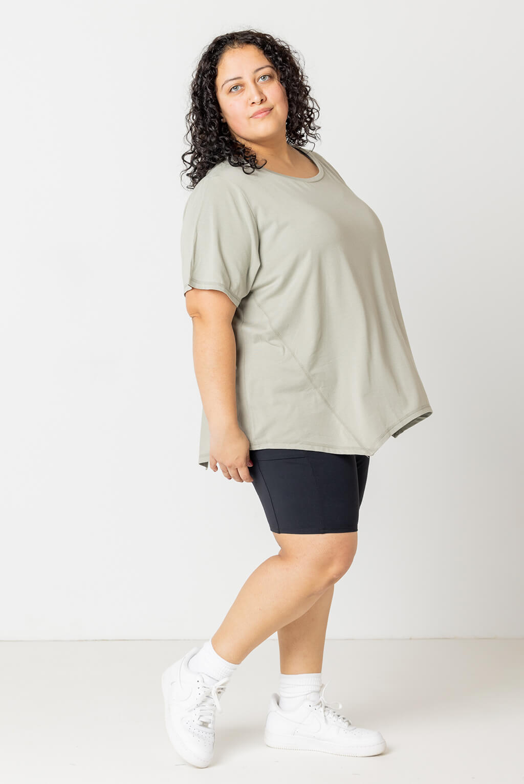 Flow Tee - Olive - FINAL SALE
