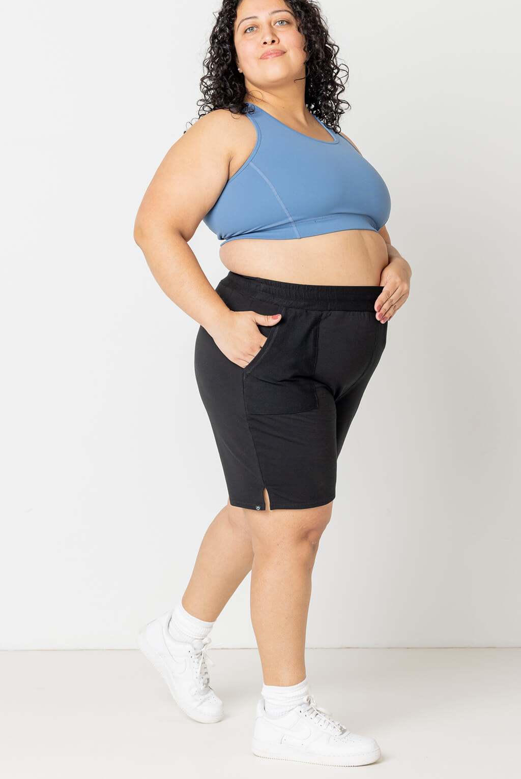 Plus Size Lounge Pocket Shorts Superfit Hero - Main Image