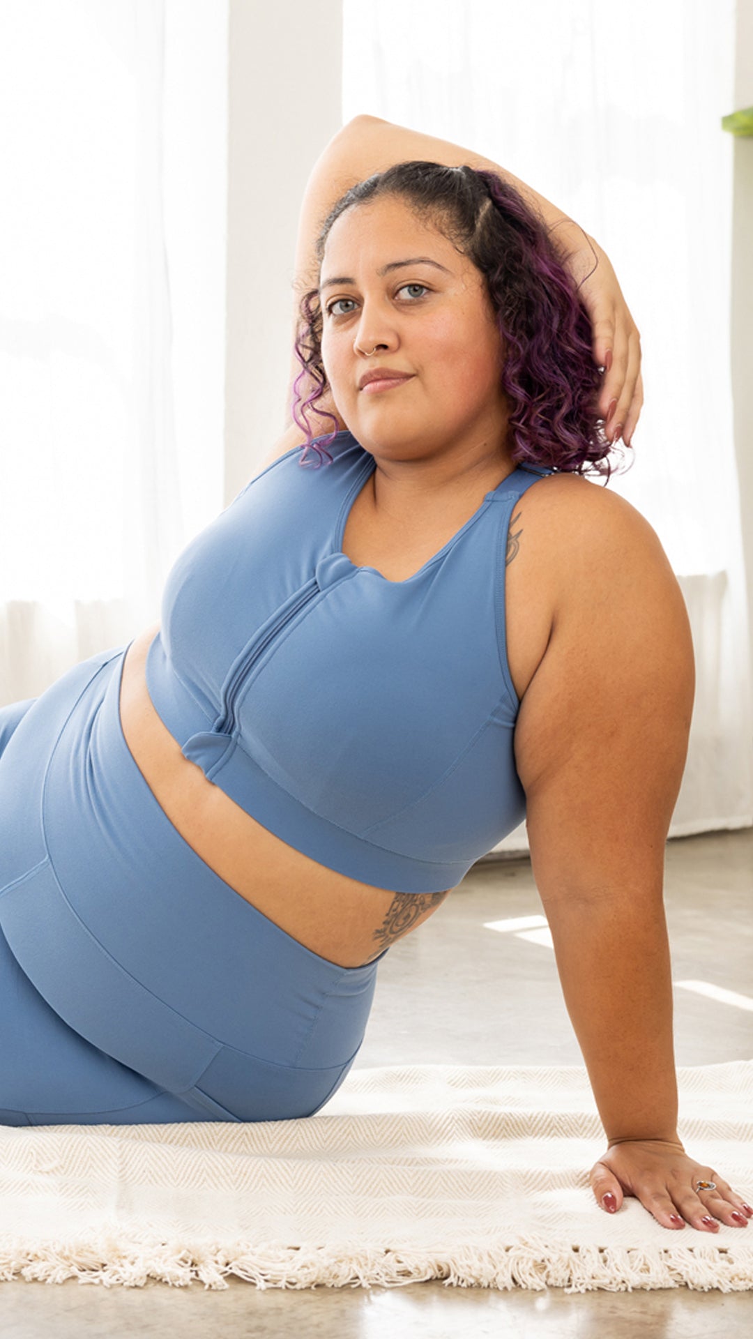 Superfit Hero plus size zip front sports bra video review.