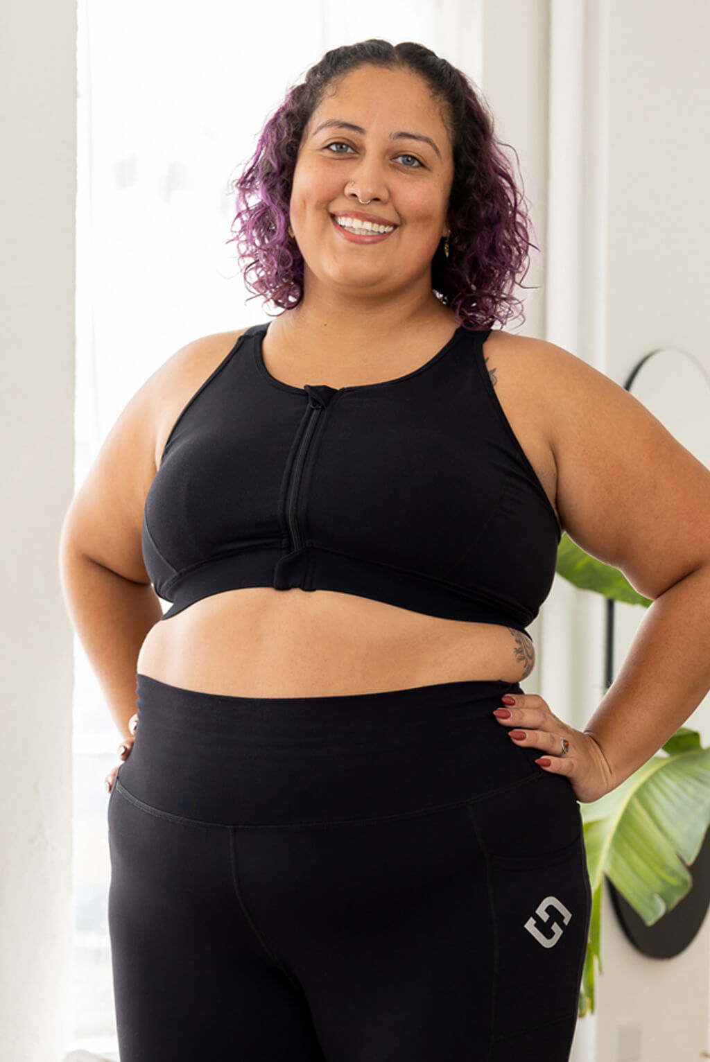 I finally found a plus-size friendly sports bra on  - it has a  feature that makes sure everything stays in place