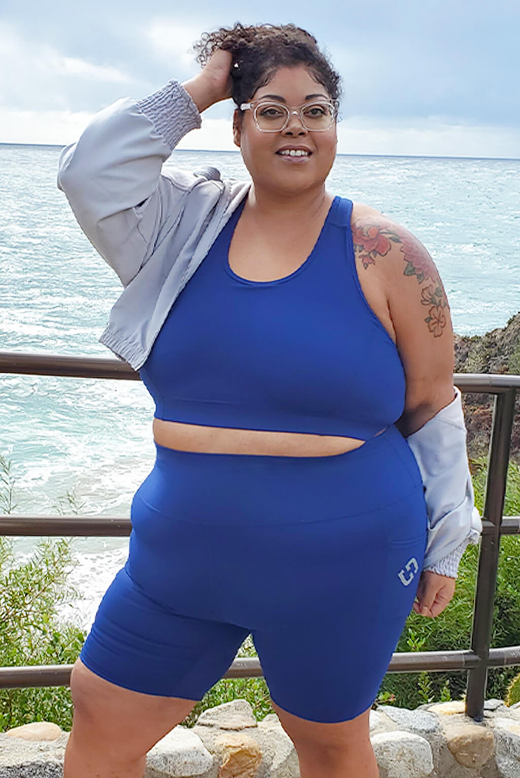 With Pockets Plus Size Long Biker Shorts Plus Size Pocket Bike