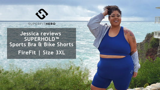 Plus Size Leggings Review - Superfit Hero x Jessica Rihal