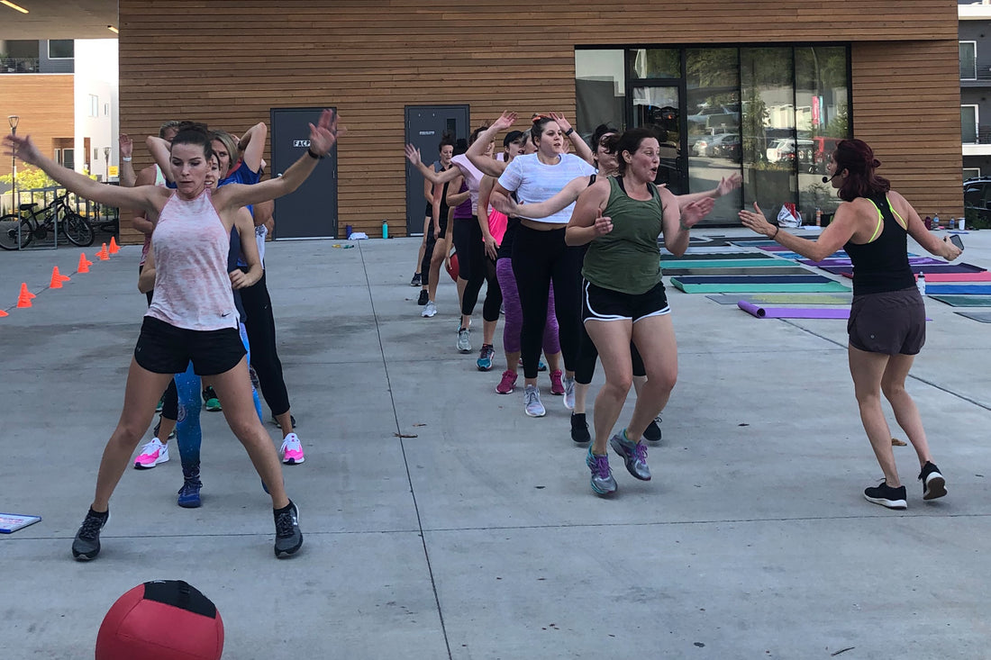 Superfit Hero Body Positive Fitness Trainer Angela Beaulieu and We Are Sweat Club