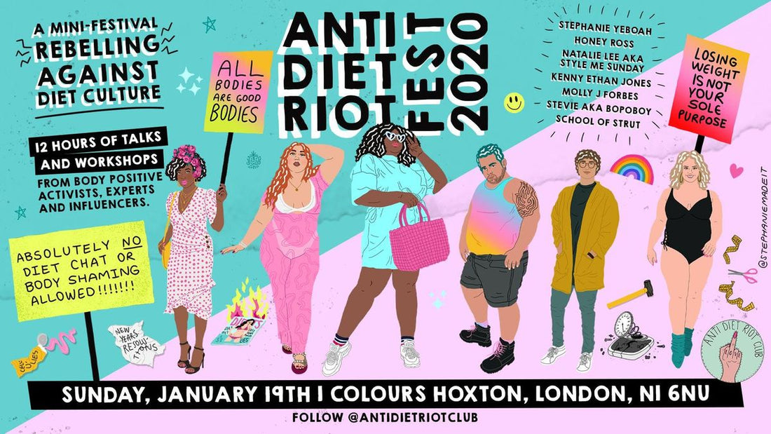 Superfit Hero Sponsored event Anti Diet Riot Fest 2020 in London, UK January 19, 2020 