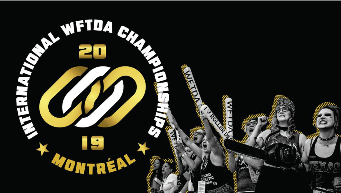 Superfit Hero Sponsored Teams attending the 2019 WFTDA International Championships in Montreal on November 13-15