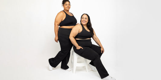 Superfit Hero plus size flare leggings with pockets