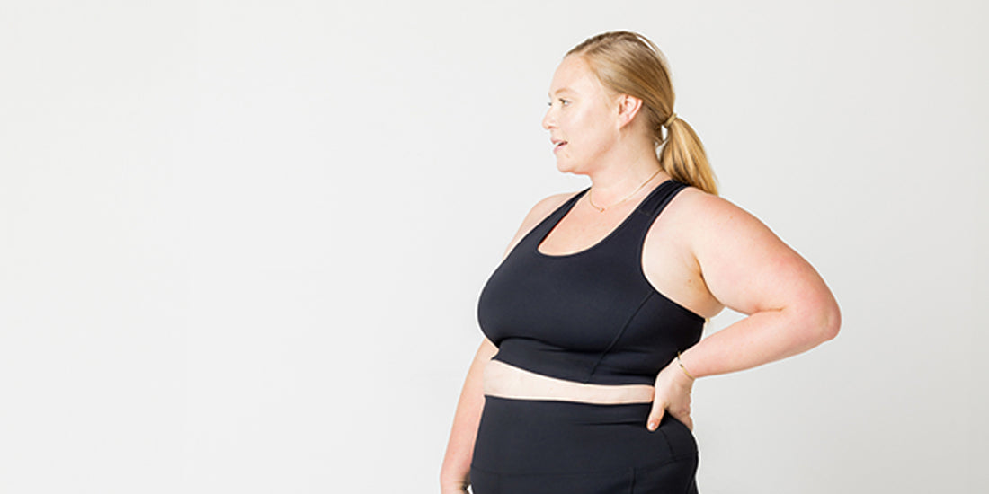 What is a racerback sports bra?