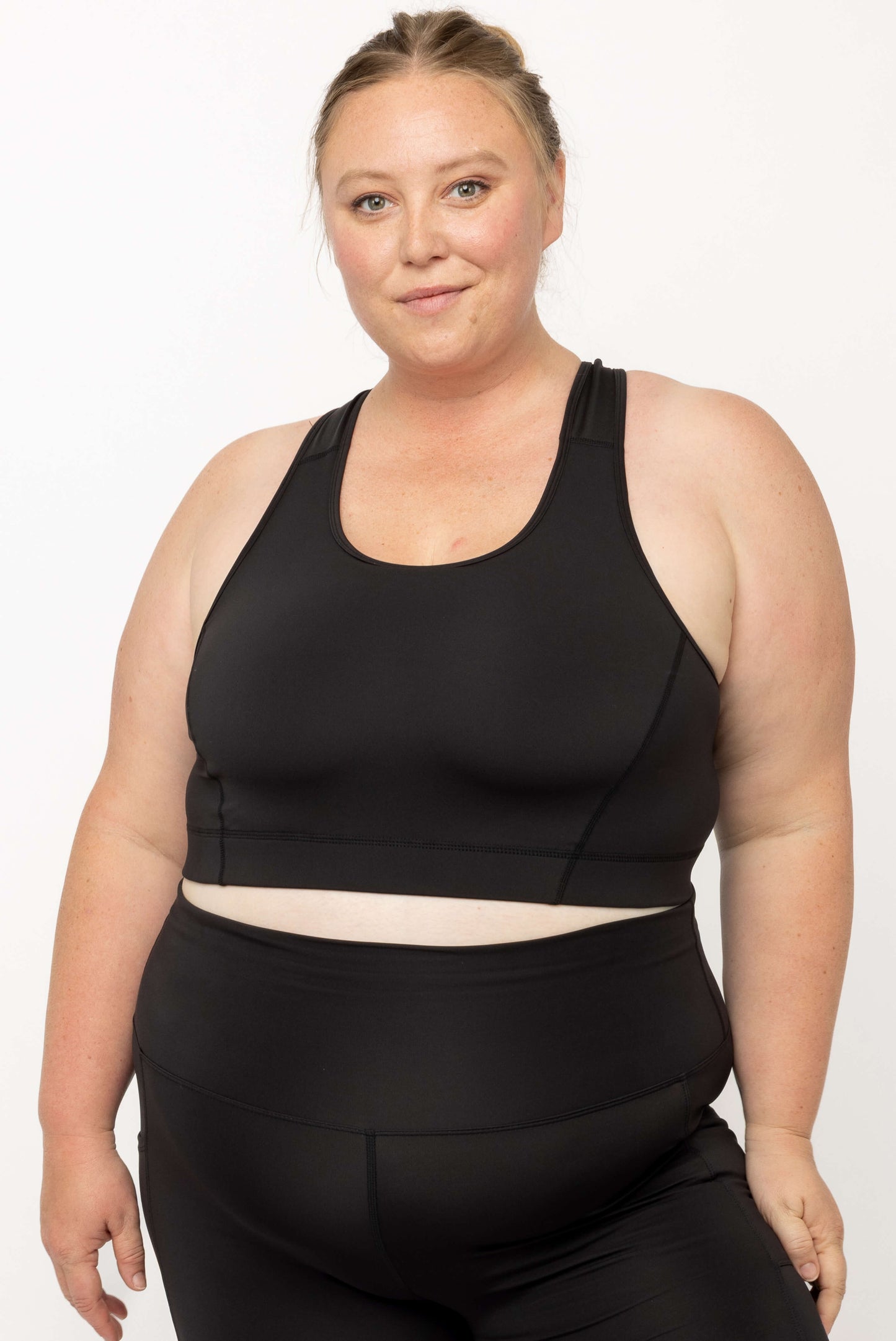 Black SuperCool Racerback Sports Bra size 2X