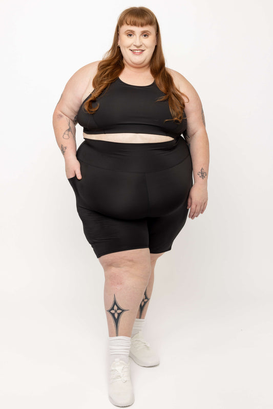 Black SuperCool 9 inch shorts size 5X