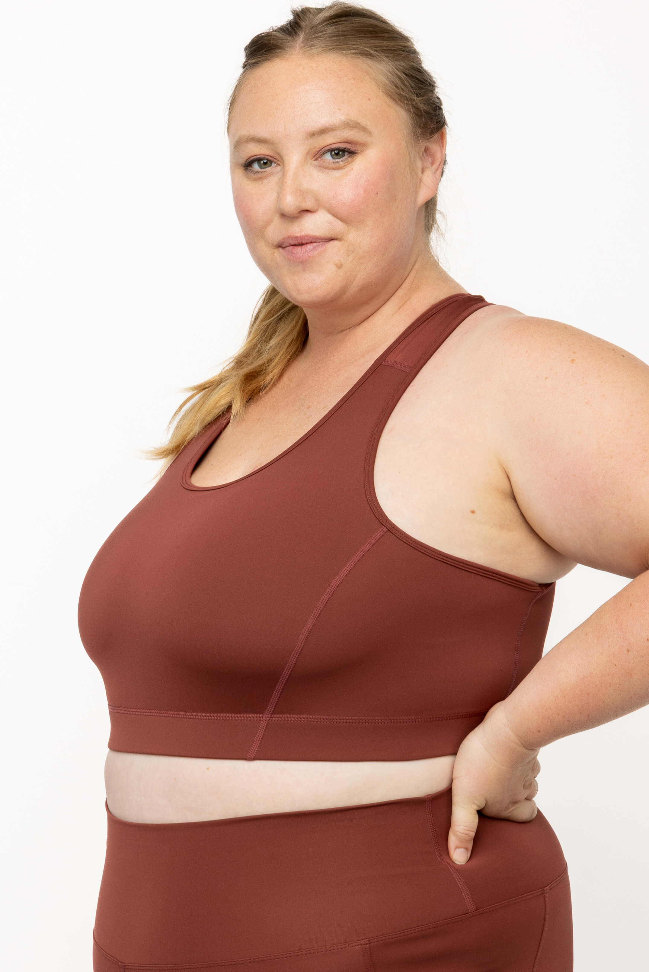Superbra SuperCool Racerback Sports Bra - Cinnamon | Superfit Hero