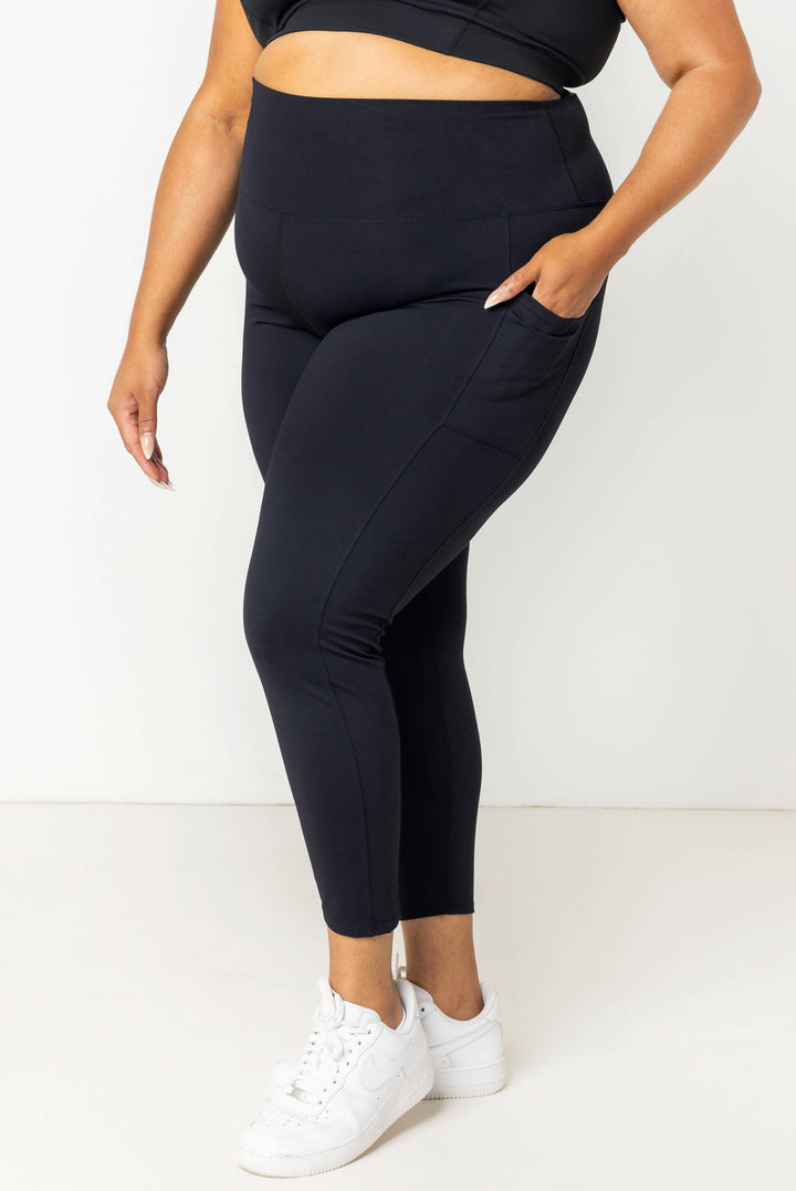 Plus Size Workout Leggings with Pockets Superfit Hero