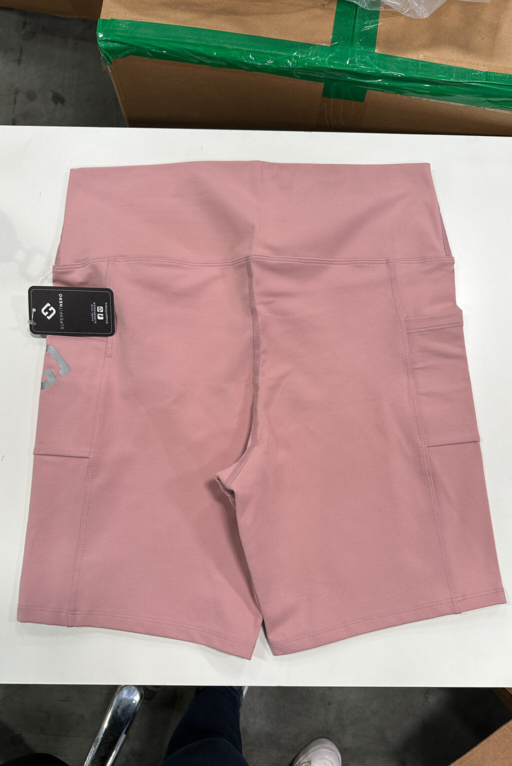 sample sale blush shorts