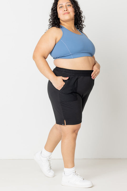 Plus Size Lounge Shorts with Pockets | Superfit Hero | Plus Size Drawstring Shorts