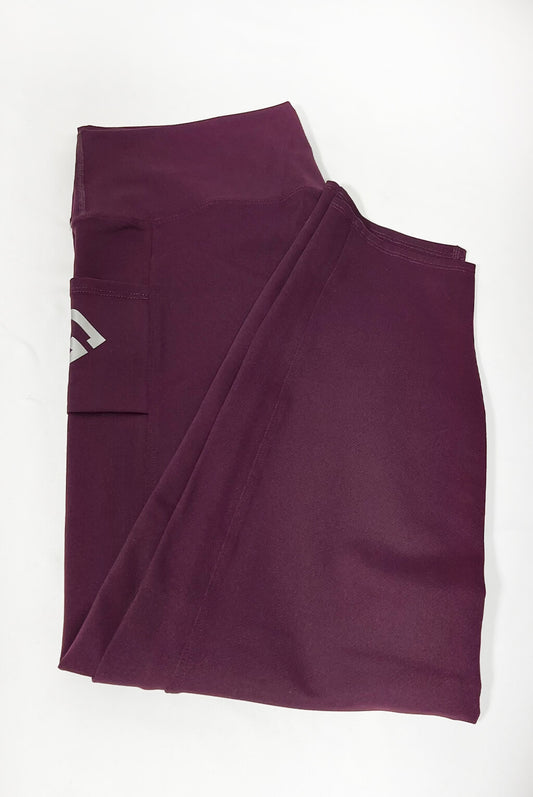 [SAMPLE SALE] - Pocket Capris - Burgundy