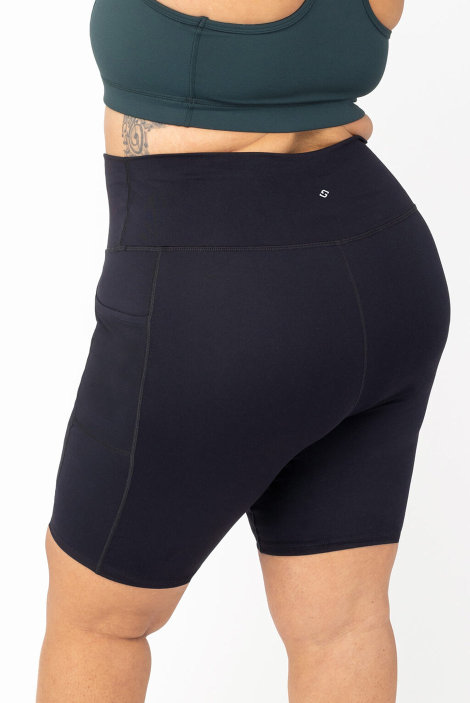 Women's plus size bike shorts with pockets Superfit Hero