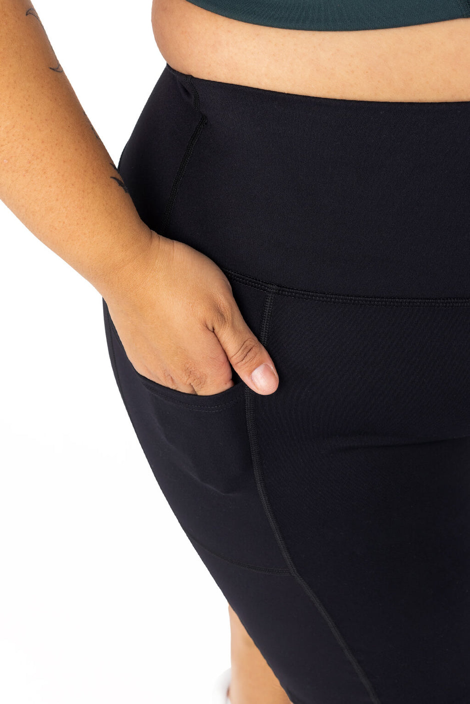 Women's plus size bike shorts with pockets Superfit Hero