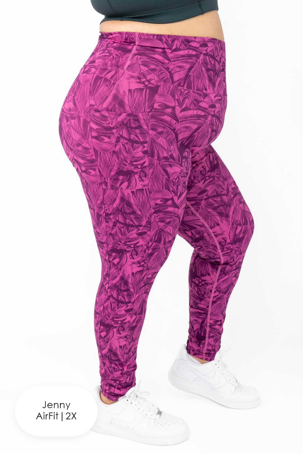 plus size leggings with pockets, profile